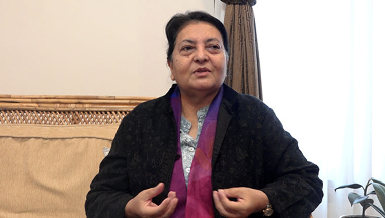 मेरो अबको बाँकी जीवन राष्ट्रका निम्ति रहन्छ: पूर्वराष्ट्रपति विद्यादेवी भण्डारी