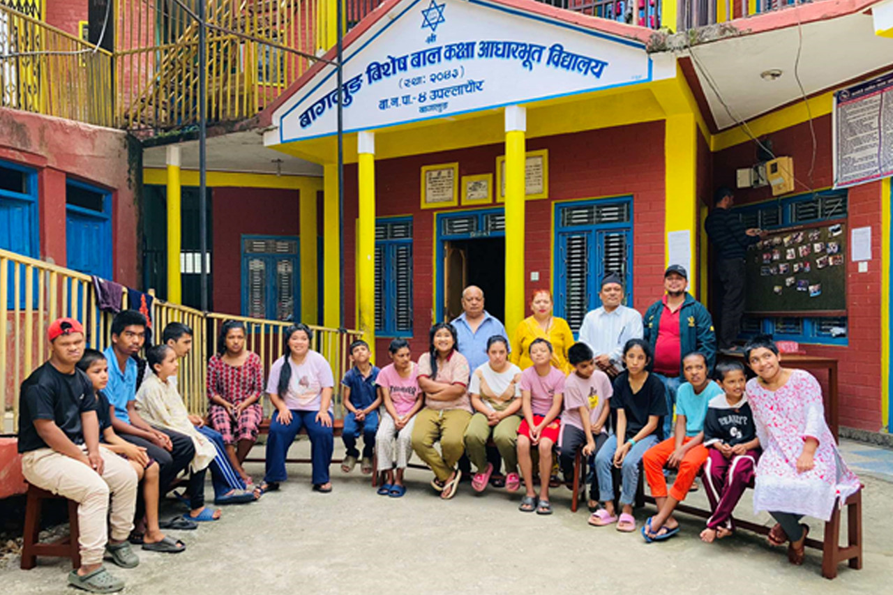 बागलुङमा बौद्धिक अपाङ्गता भएका बालबालिकालाई निःशुल्क आवासीय शिक्षा