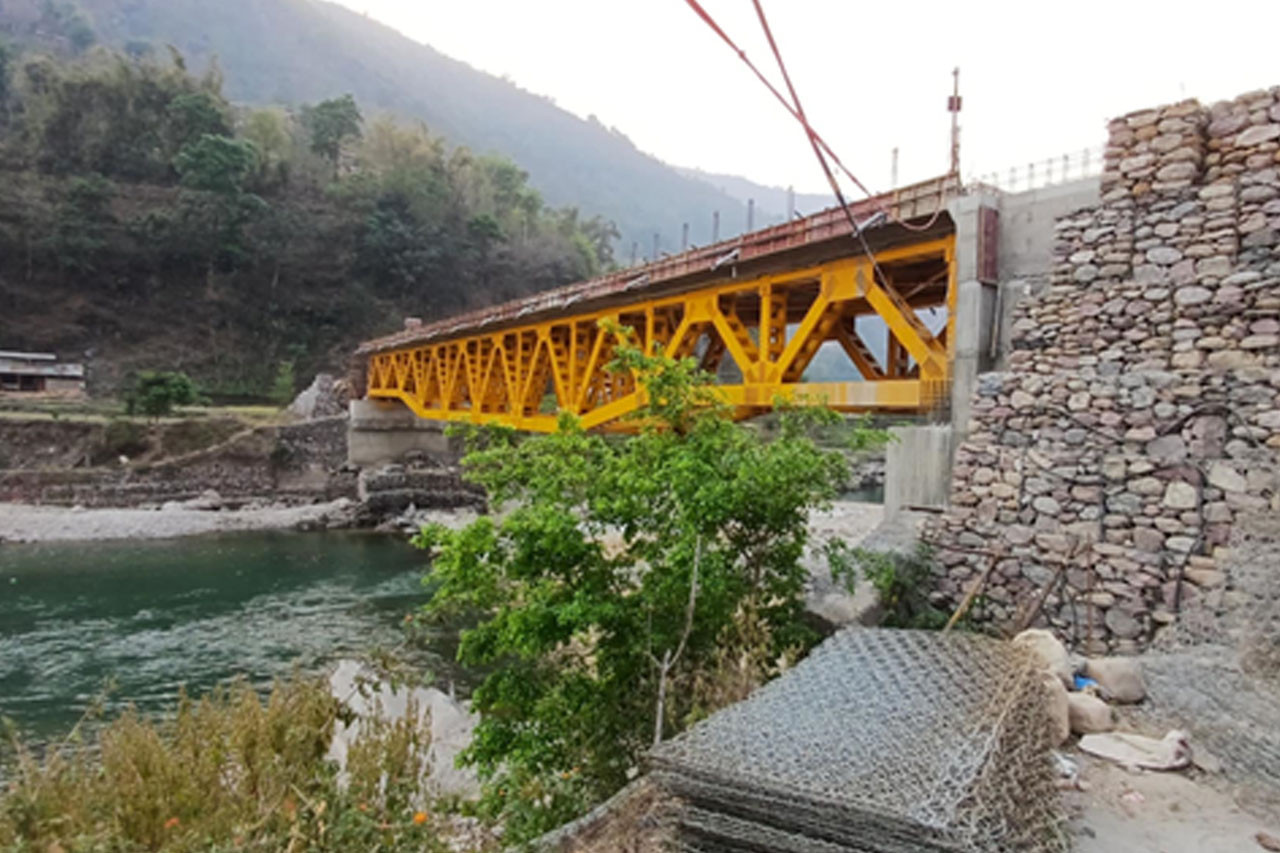 गुल्मीमा झेँदी पुल निर्माण सम्पन्न