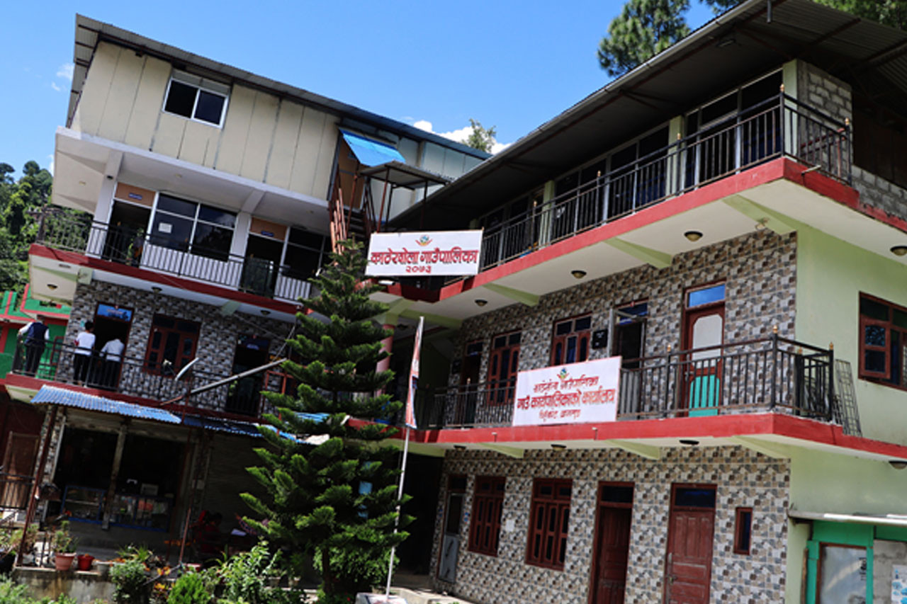 स्थापनाको नौ वर्षपछि काठेखोला गाउँपालिकाको केन्द्र टुङ्गियो